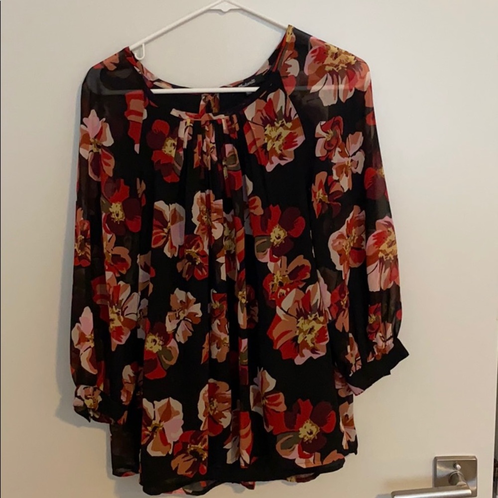Madewell floral blouse brand new
